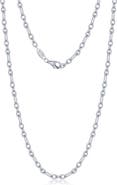 Lafonn Paperclip Chain Necklace