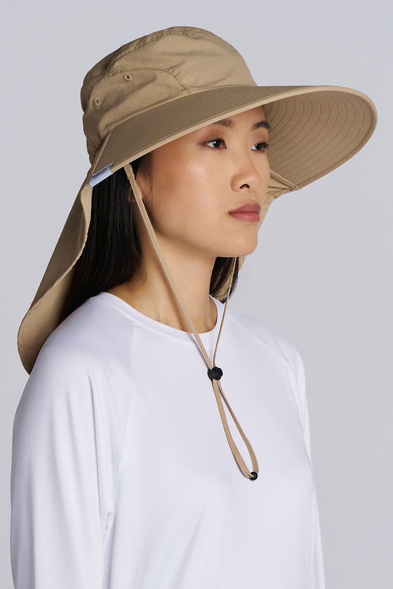 Unisex SafeShade Hat Wide Brim Sun Hat, UPF 50+ Sun Protection, Alternate, color, Tan