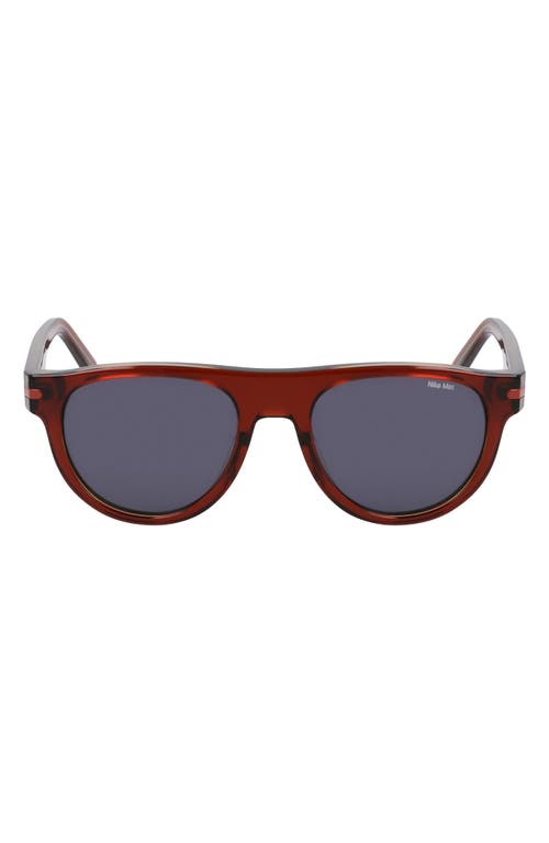 Nike Crescent Iii 54mm Round Sunglasses In Gray