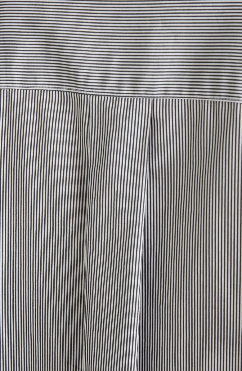 Dries Van Noten Doves Pinstripe Long Sleeve Shirtdress, Alternate, color,