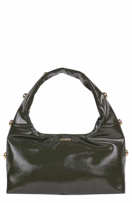 JASON WU Studded Patent Shoulder Bag