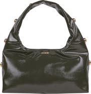 JASON WU Studded Patent Shoulder Bag