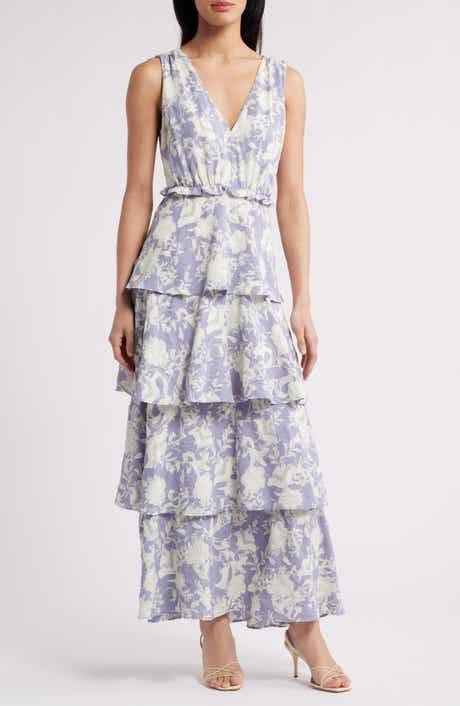 Chelsea28 Floral Tiered Maxi Dress