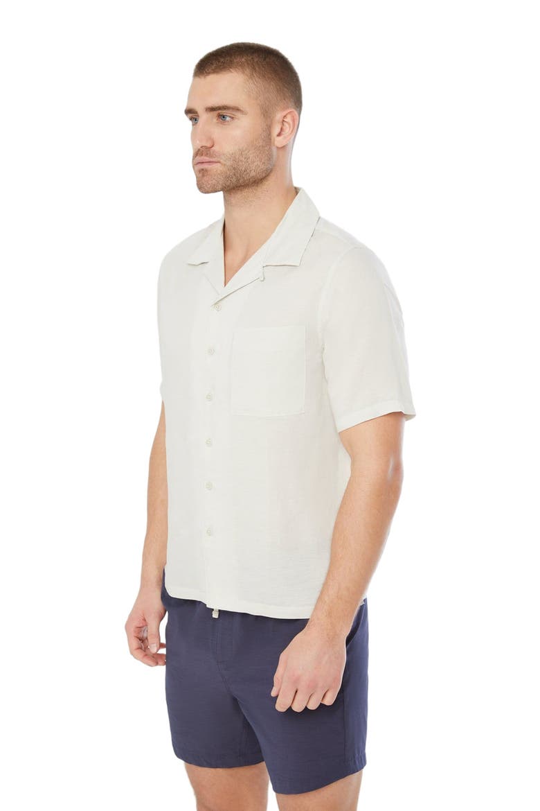Convertible Vacation Shirt, Alternate, color, STONE