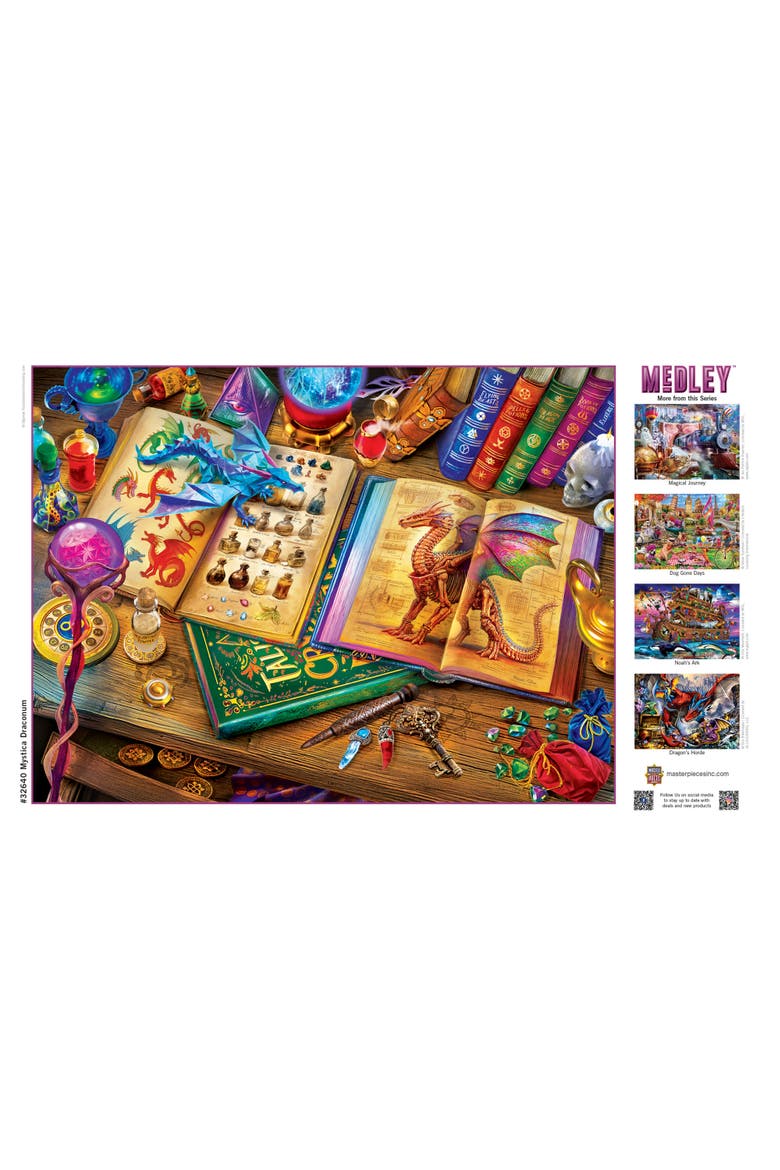 Mystica Draconum 300 Piece Jigsaw Puzzle, Alternate, color, Multicolor