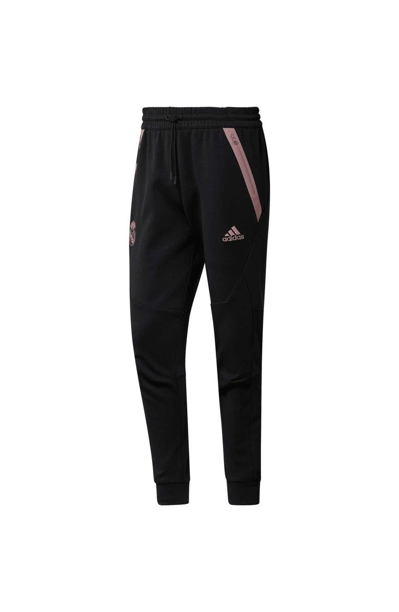 adidas Men's adidas Black Real Madrid Travel Pants, Alternate, color, Black