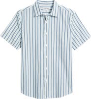 Nordstrom Cotton Blend Seersucker Button-Up Shirt