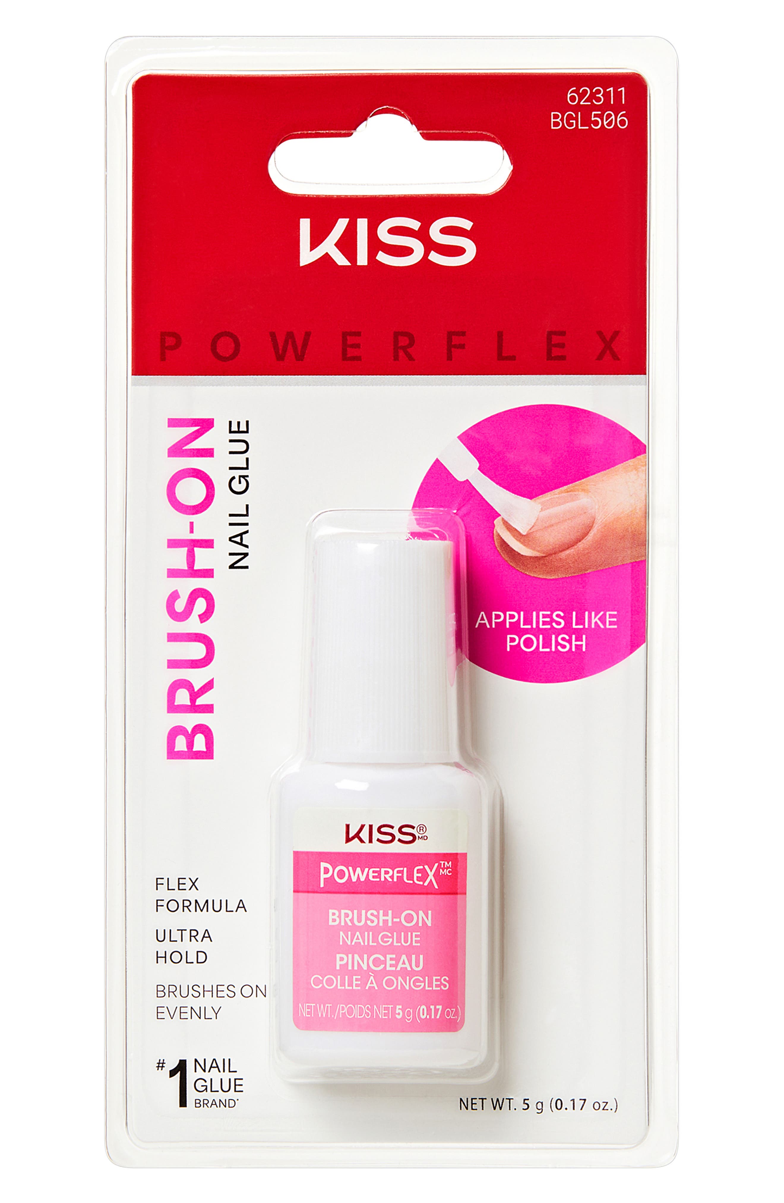 KISS PowerFlex™ Brush-On Nail Glue