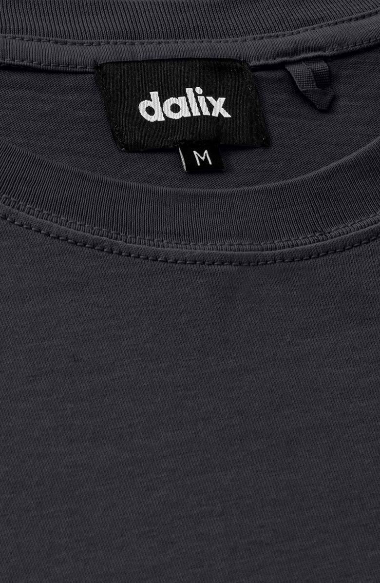 Dalix Mens Astronaut Midweight Garment Dye Tee, Alternate, color, Black