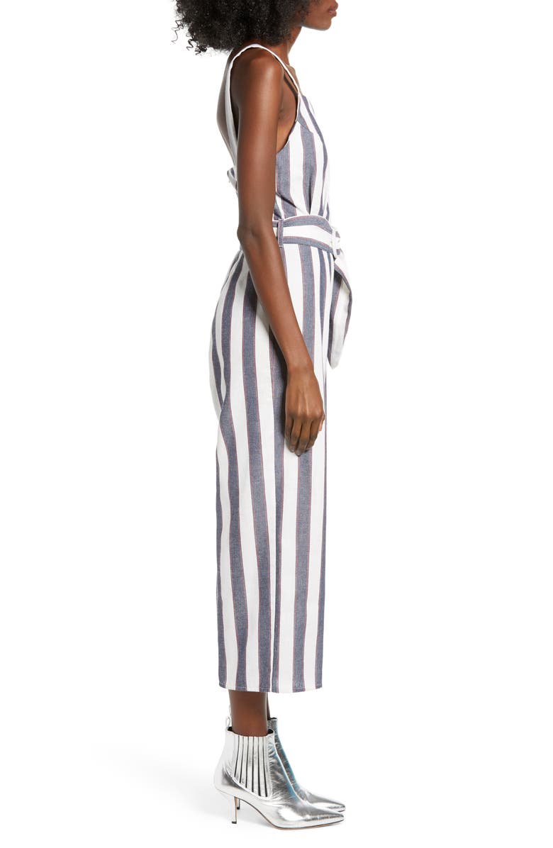 The Fifth Label Stripe Crop Jumpsuit, Alternate, color,