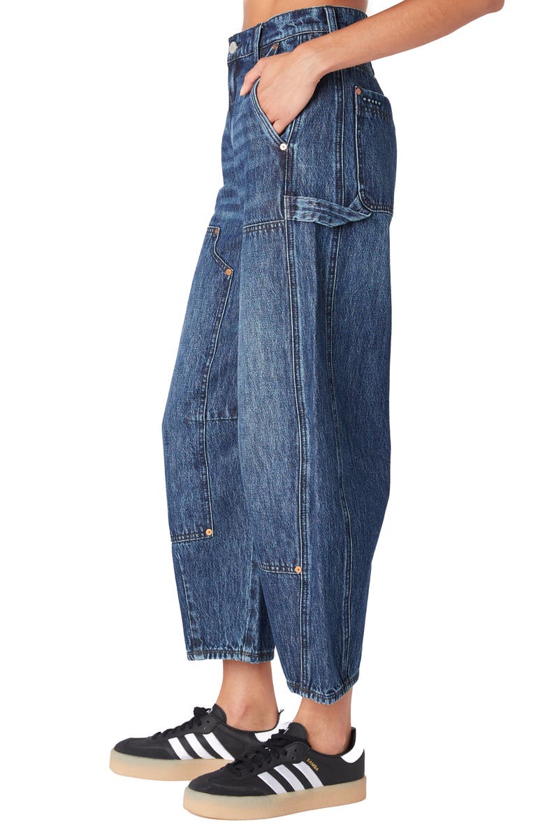 BLANKNYC High Waist Barrel Carpenter Jeans, Alternate, color, In Your Face