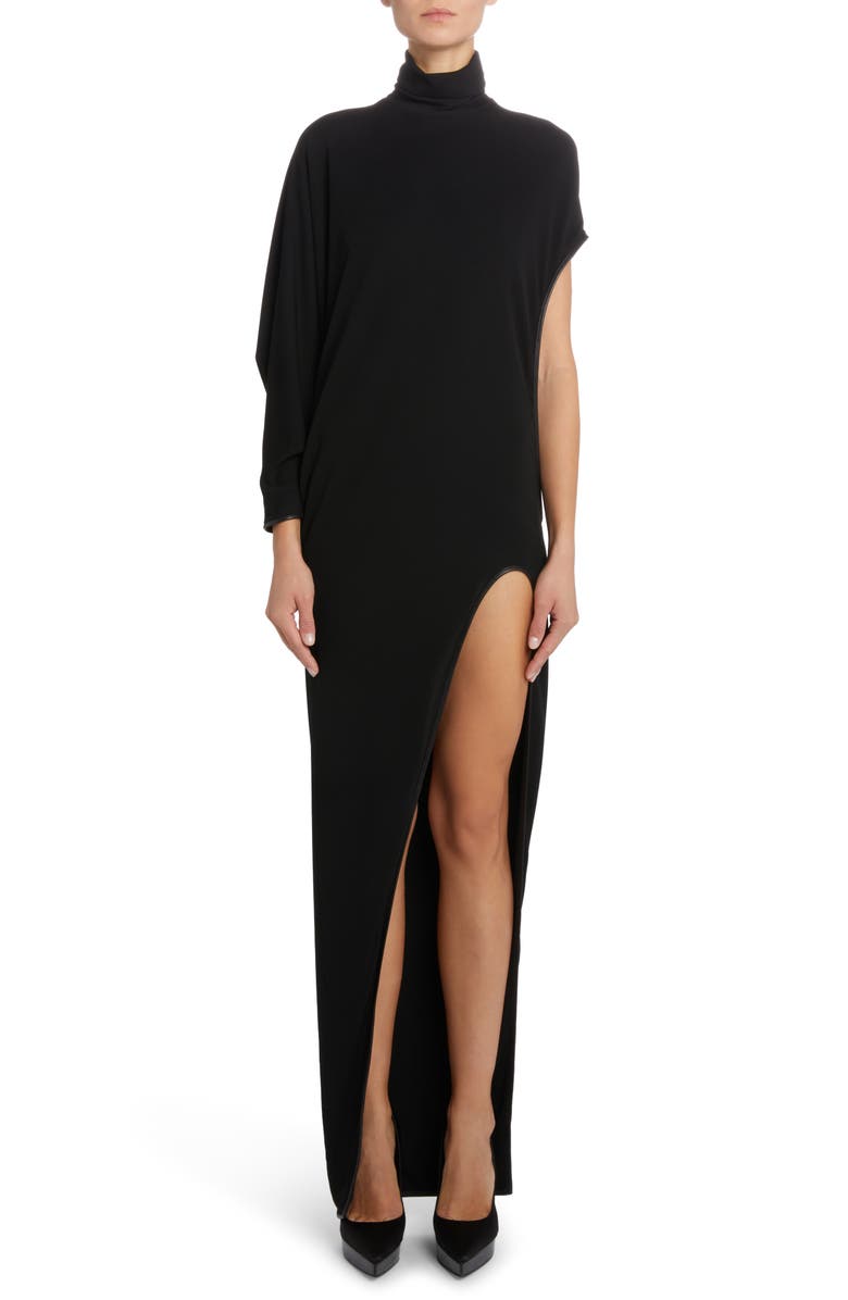 TOM FORD Cutout Crepe Jersey Dress, Alternate, color,