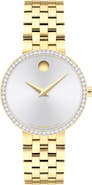 Movado Museum Classic Lab Grown Diamond Bracelet Watch, 29.5mm