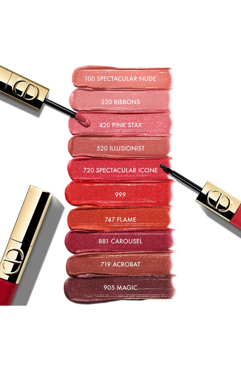 DIOR Rouge Dior Liquid Sequin Duo Lipstick, Alternate, color, 719 Acrobat