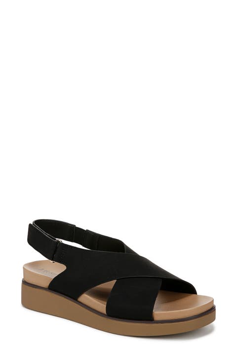 Georgina Slingback Platform Wedge Sandal (Women)