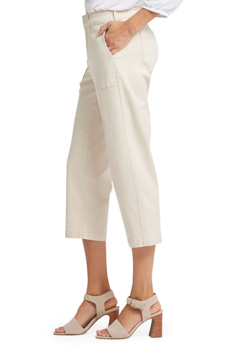 Utility High Waist Crop Pants, Alternate, color, WHITE CREEK