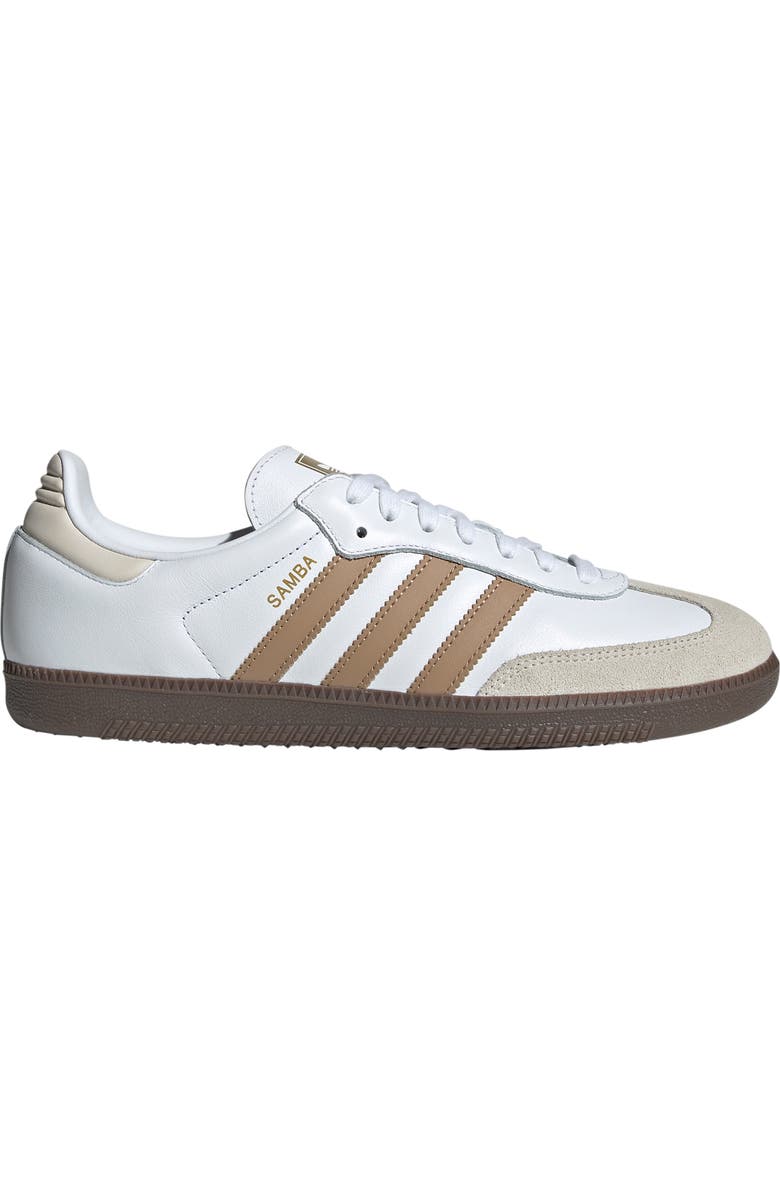 adidas Samba OG Sneaker, Alternate, color, White/ Cardboard/ Gum