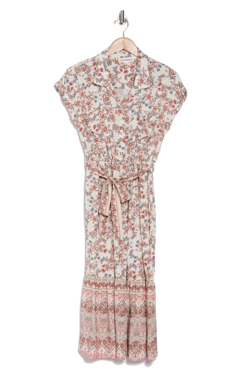 Lucky Brand Button Down Shirtdress, Alternate, color,