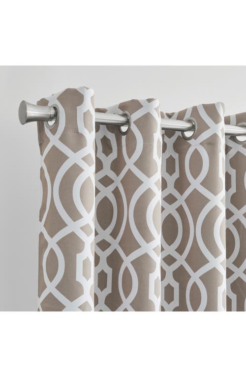 Dainty Home Single Blackout Panel Curtain In Taupe