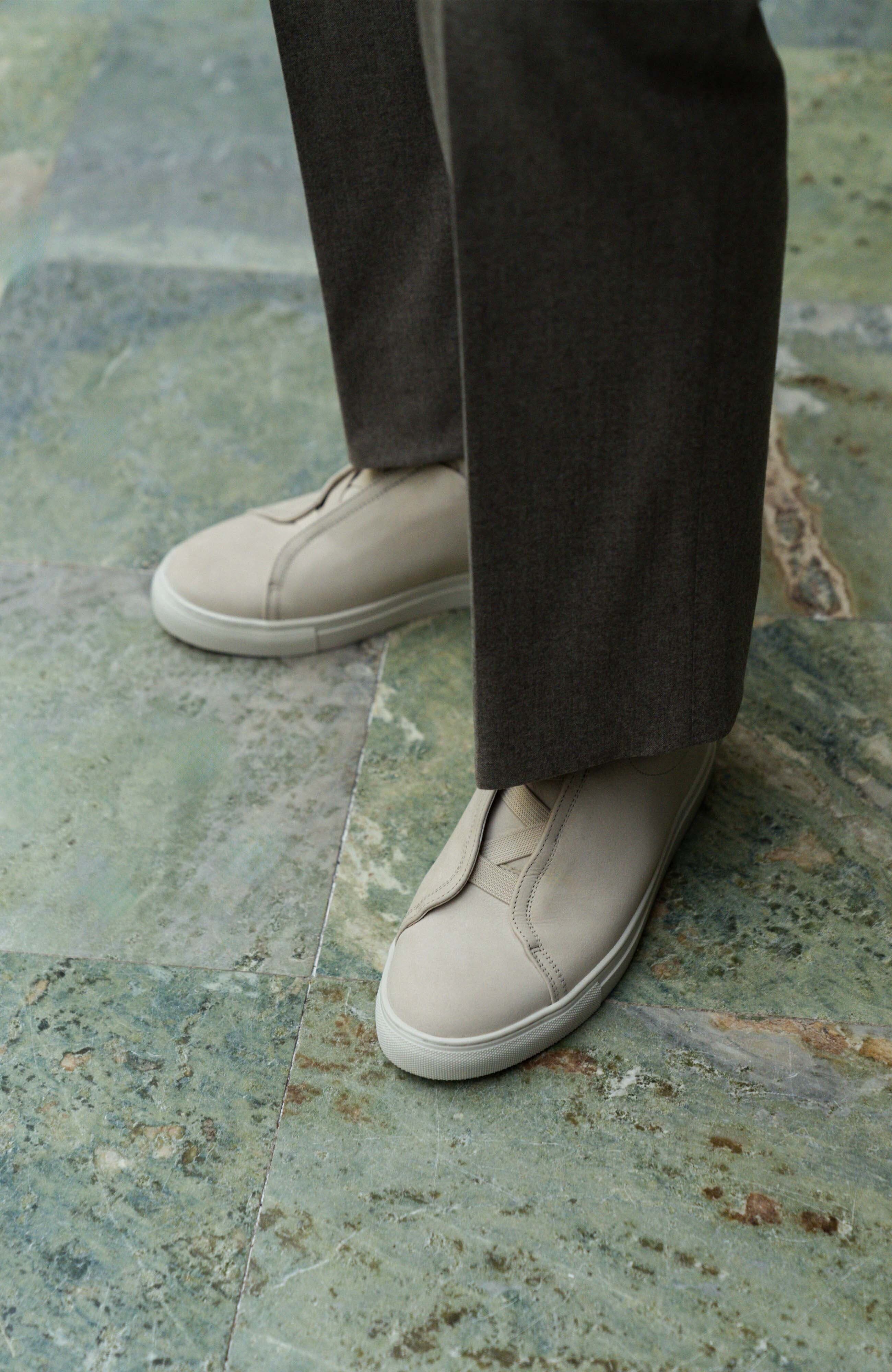 Alnö Elastic Sneakers, Alternate, color, Beige