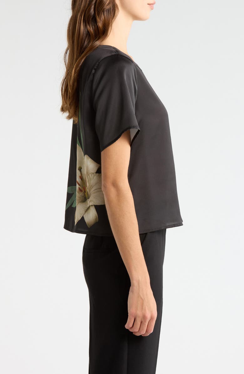 Vince Camuto Print Satin Top, Alternate, color, Arctic Wolf