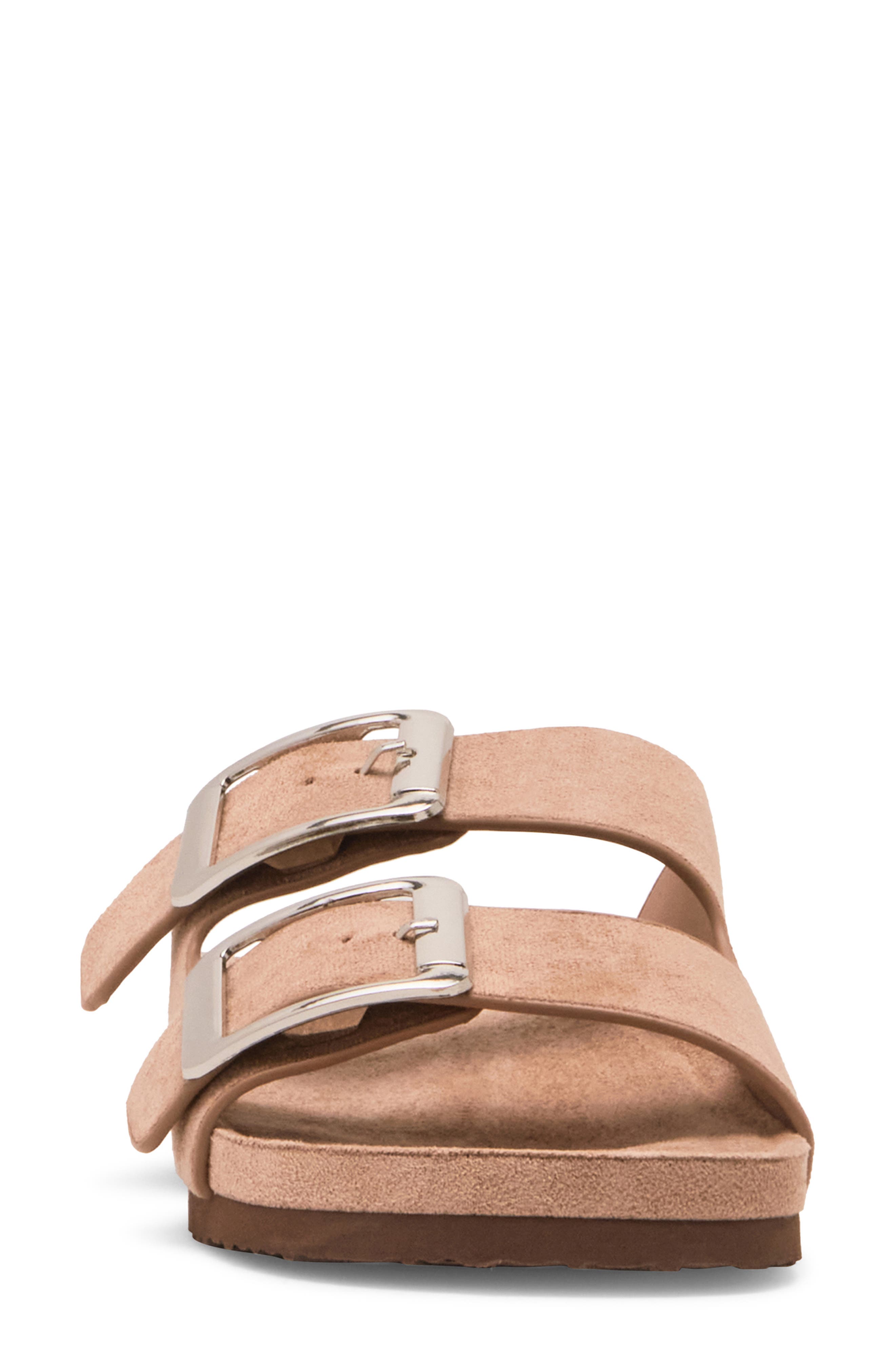 Madden Girl Bodiee Slide Sandal, Alternate, color, Sand Fab