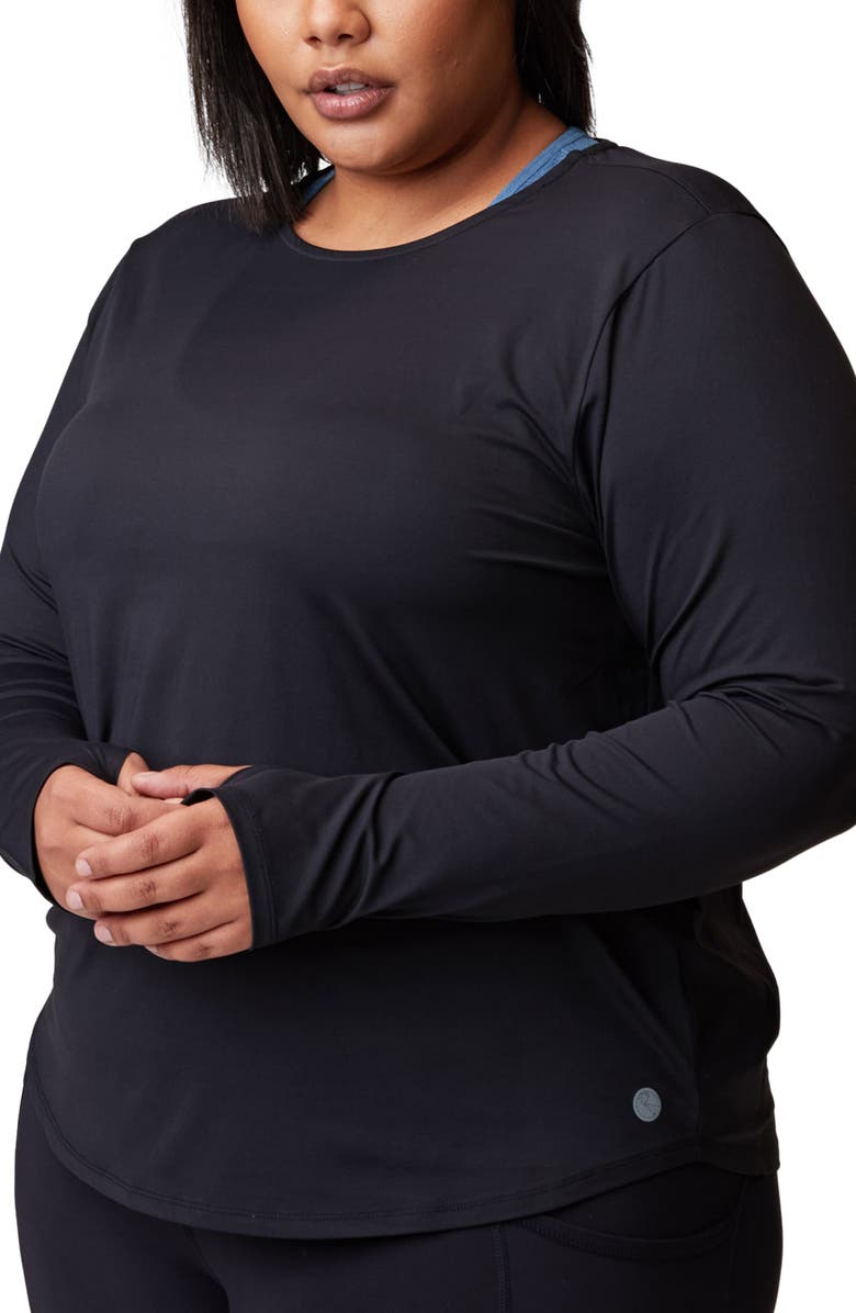 Threads 4 Thought Dacia Circle Back Top, Alternate, color, Jet Black