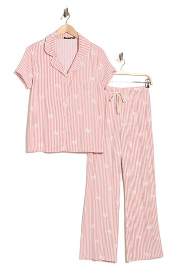 Tart Ginnie Brushed Jersey Pajamas In Pink