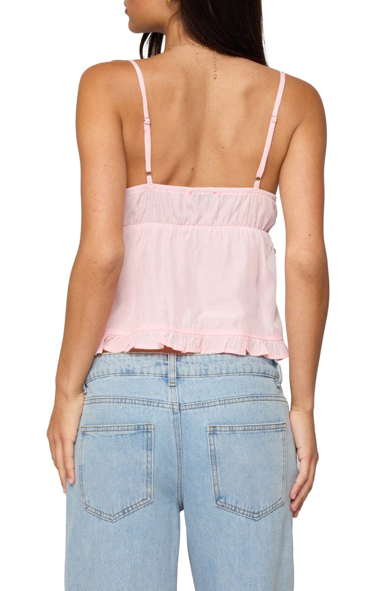 EDIKTED Halsey Ruffle Babydoll Camisole, Alternate, color, Light-Pink