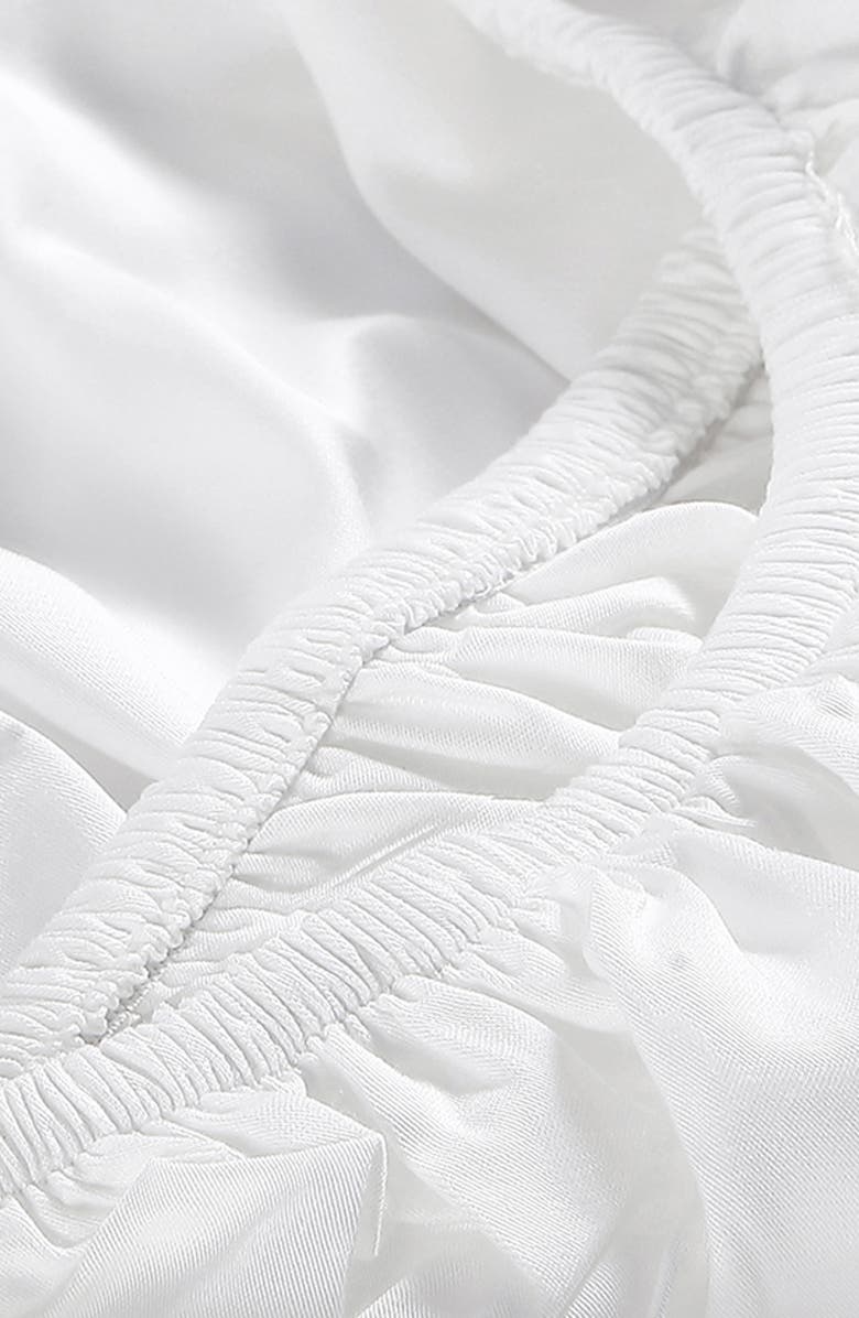 Sunday Citizen Premium Fitted Sheet, Alternate, color, White