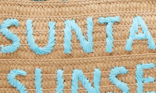 Btb Los Angeles Sunrise, Suntan, Sunset Raffia Tote
