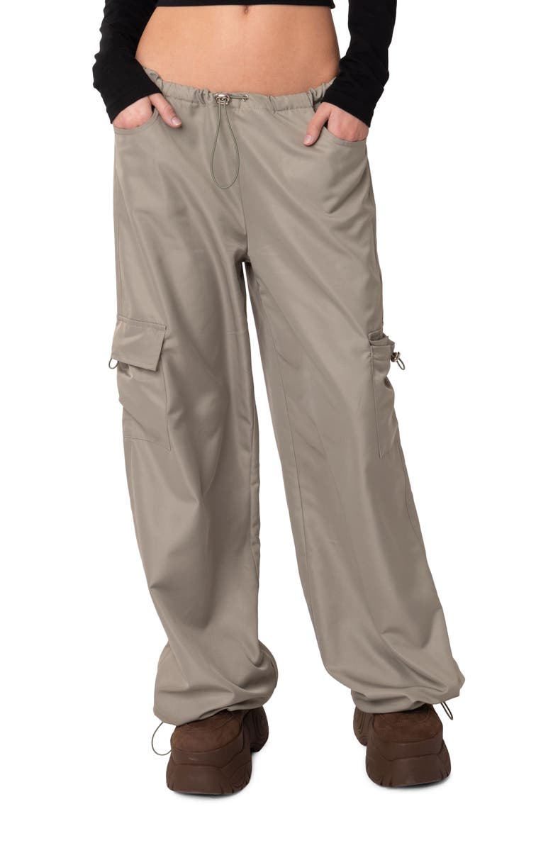 EDIKTED Asha Low Rise Cargo Pants, Main, color,