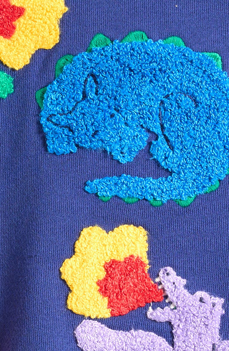 Mini Boden Kids' Fun Bouclé Graphic Sweatshirt, Alternate, color, 
