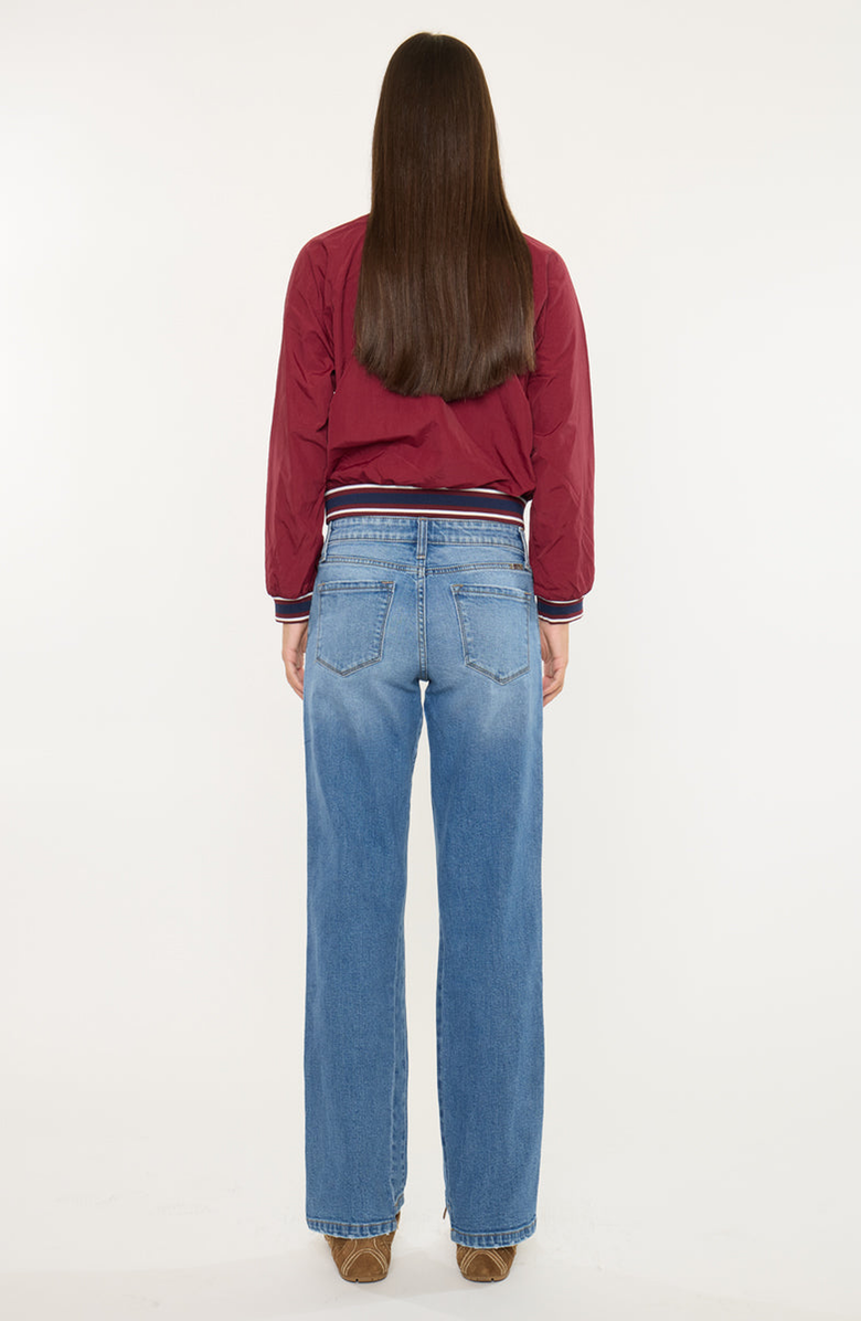 KanCan Kells Mid Rise Straight Jeans, Alternate, color, Medium Wash