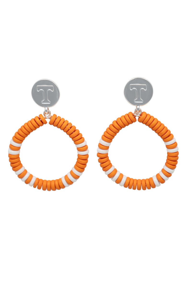 Tennessee Volunteers Raya Earrings, Main, color, Silver