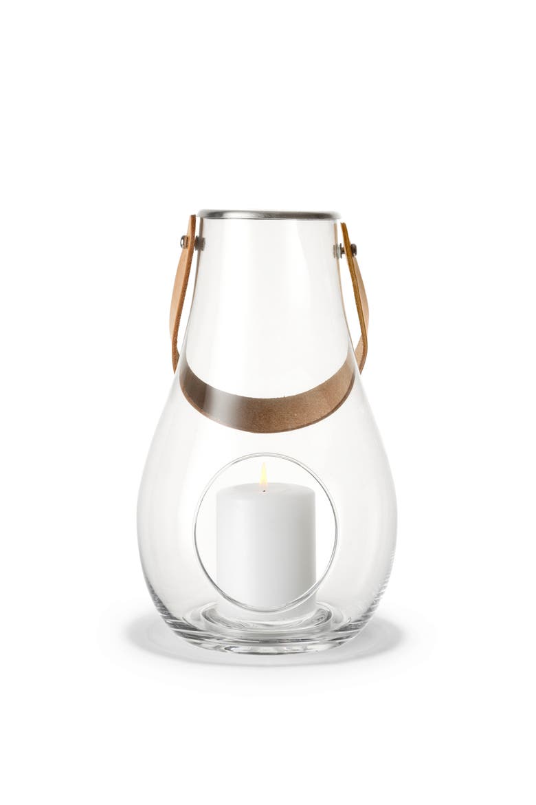 DWL Medium Glass Lantern, Alternate, color, Clear