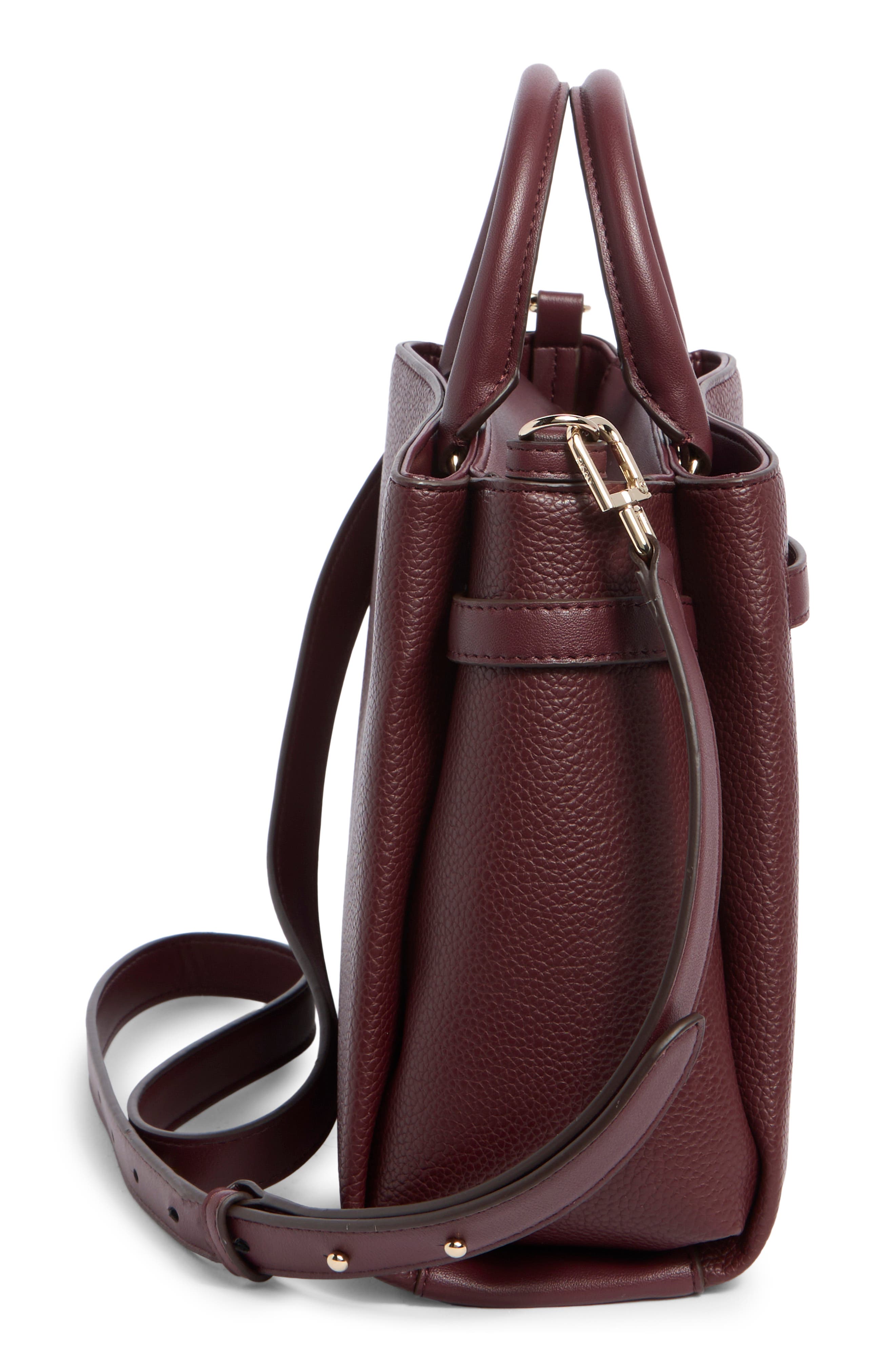 Onya Satchel Bag, Alternate, color, AGED WINE