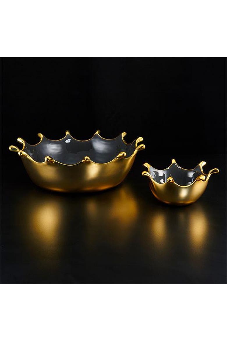 Splash Bowl, Alternate, color, Gold