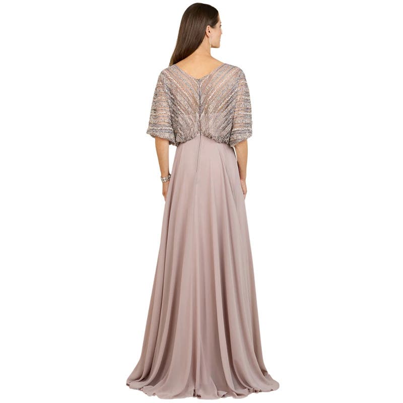 Chiffon A-line Long Gown - image 2
