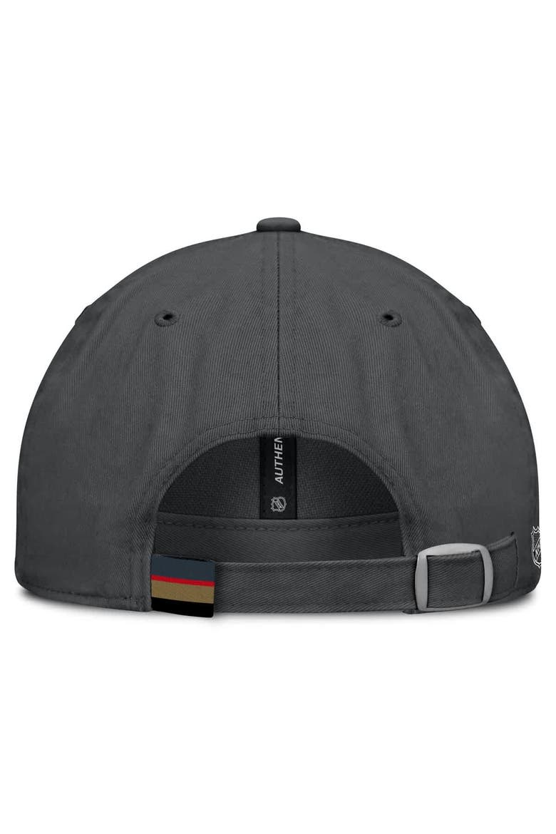 Women's Fanatics Gray Vegas Golden Knights Authentic Pro Rink Adjustable Hat, Alternate, color, Gray