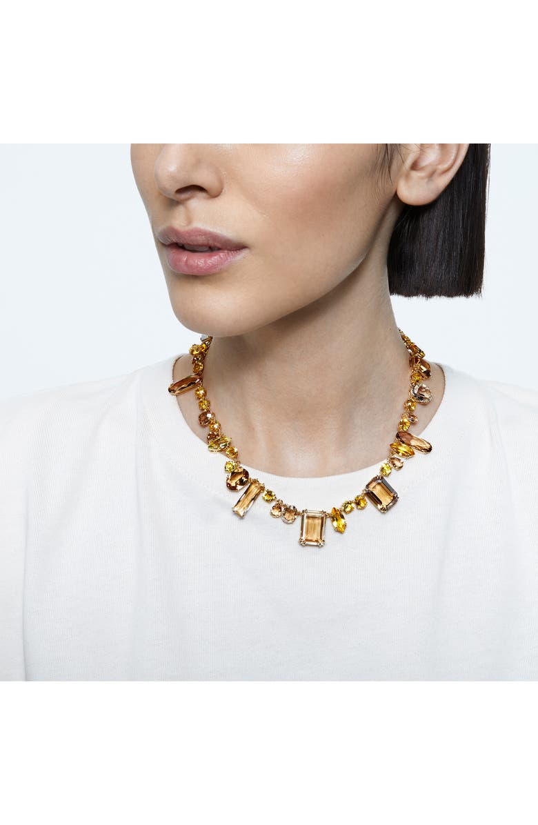 Swarovski Gema Crystal Necklace, Alternate, color, 