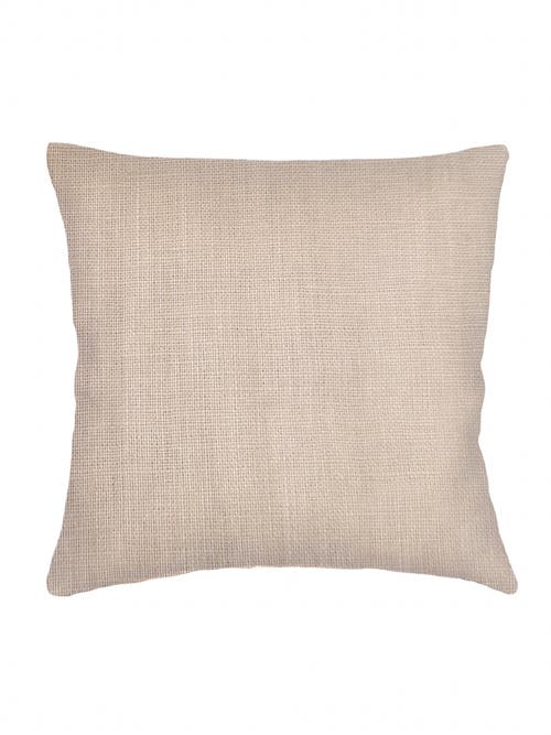Anaya So Soft Linen Pillow With Down Insert In Warm Beige