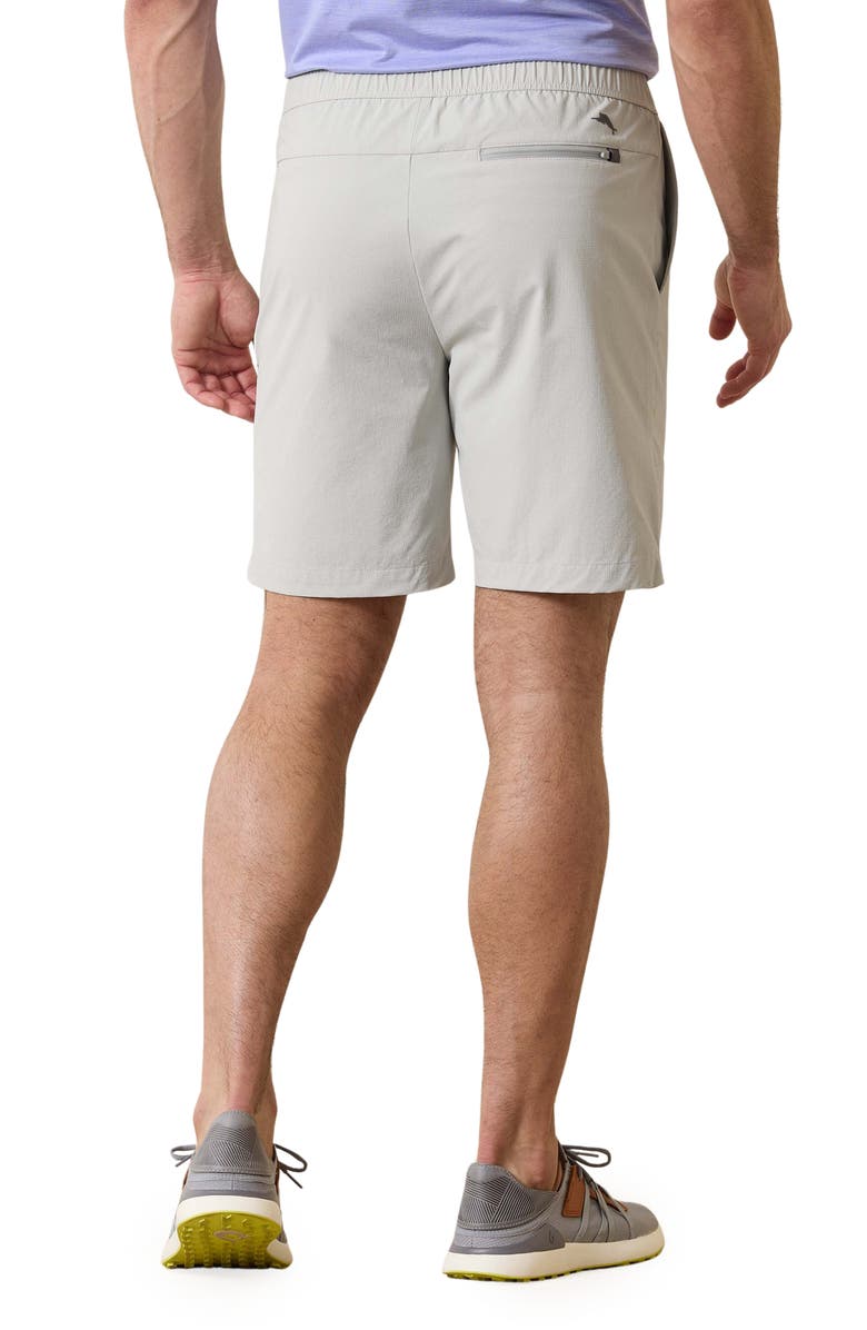 Tommy Bahama Chip Shot E-Waist IslandZone<sup>®</sup> Stretch Nylon Blend Shorts, Alternate, color, Concrete Grey