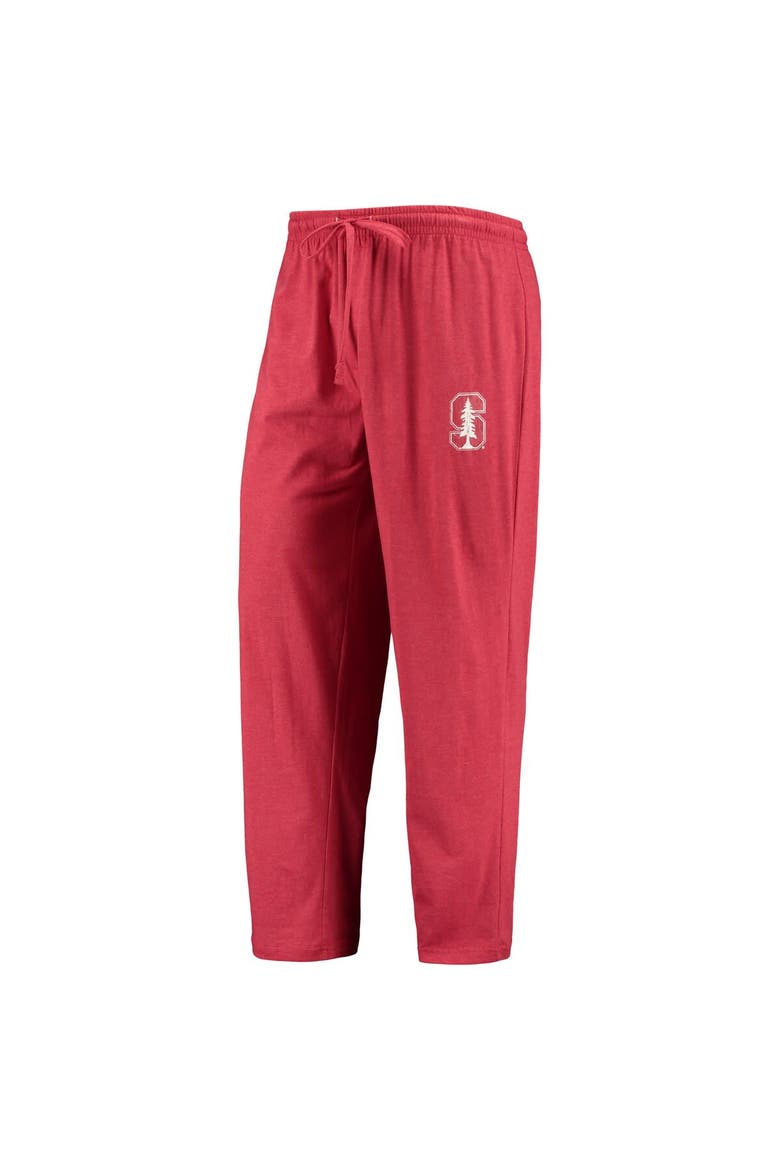 Men's Concepts Sport Cardinal/Heathered Charcoal Stanford Cardinal Meter Long Sleeve T-Shirt & Pants Sleep Set, Alternate, color, Cardinal