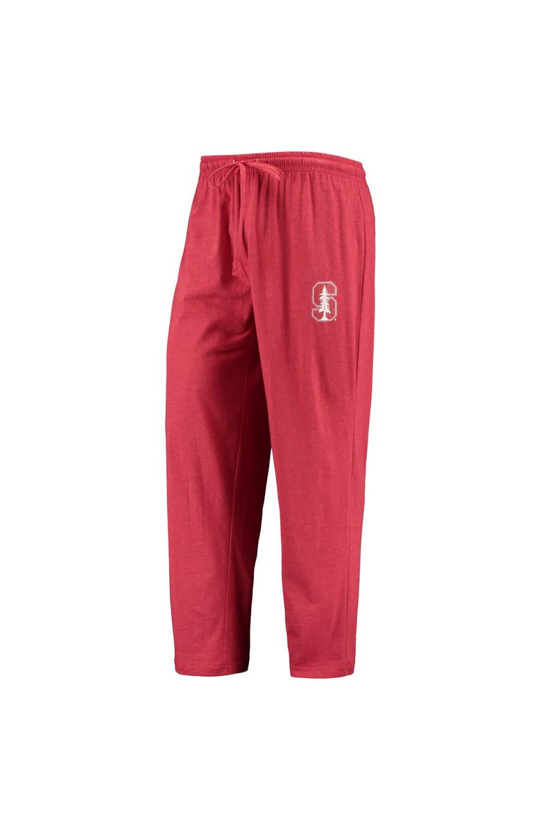 CONCEPTS SPORT Men's Concepts Sport Cardinal/Heathered Charcoal Stanford Cardinal Meter Long Sleeve T-Shirt & Pants Sleep Set, Alternate, color, Cardinal