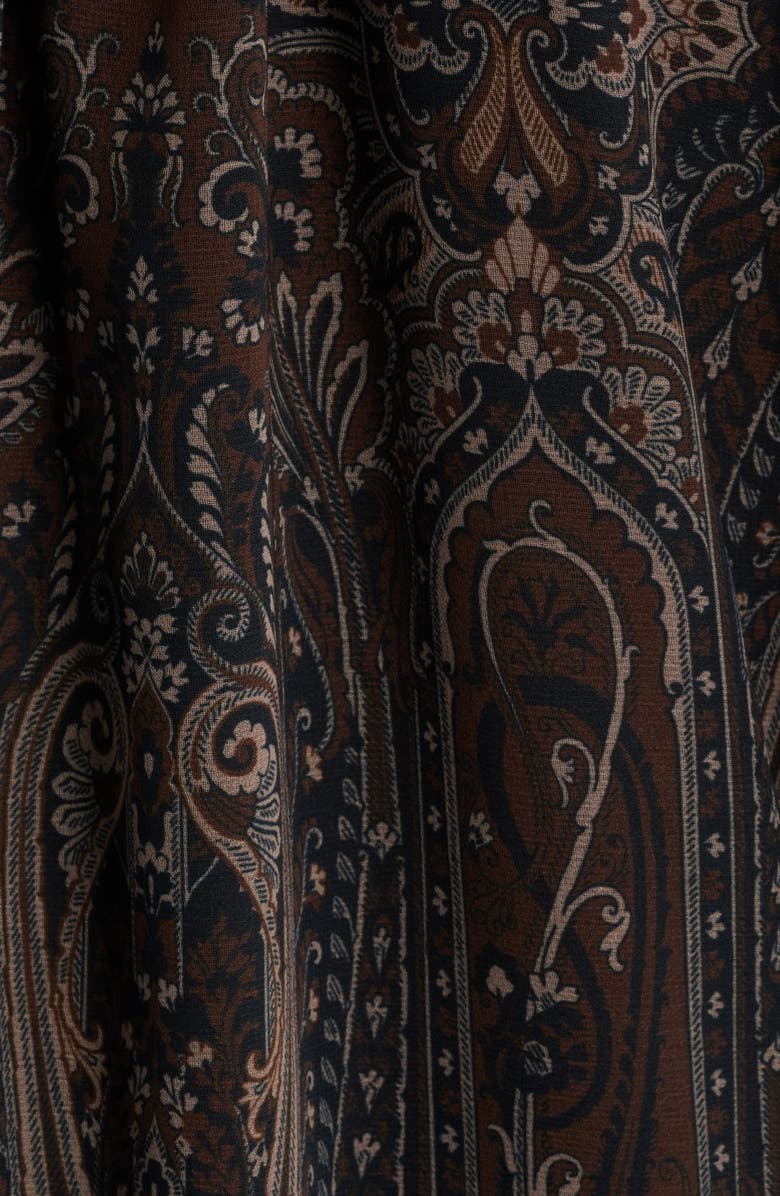 KOBI HALPERIN Sofiana Paisley Long Sleeve Top, Alternate, color, Coco Multi