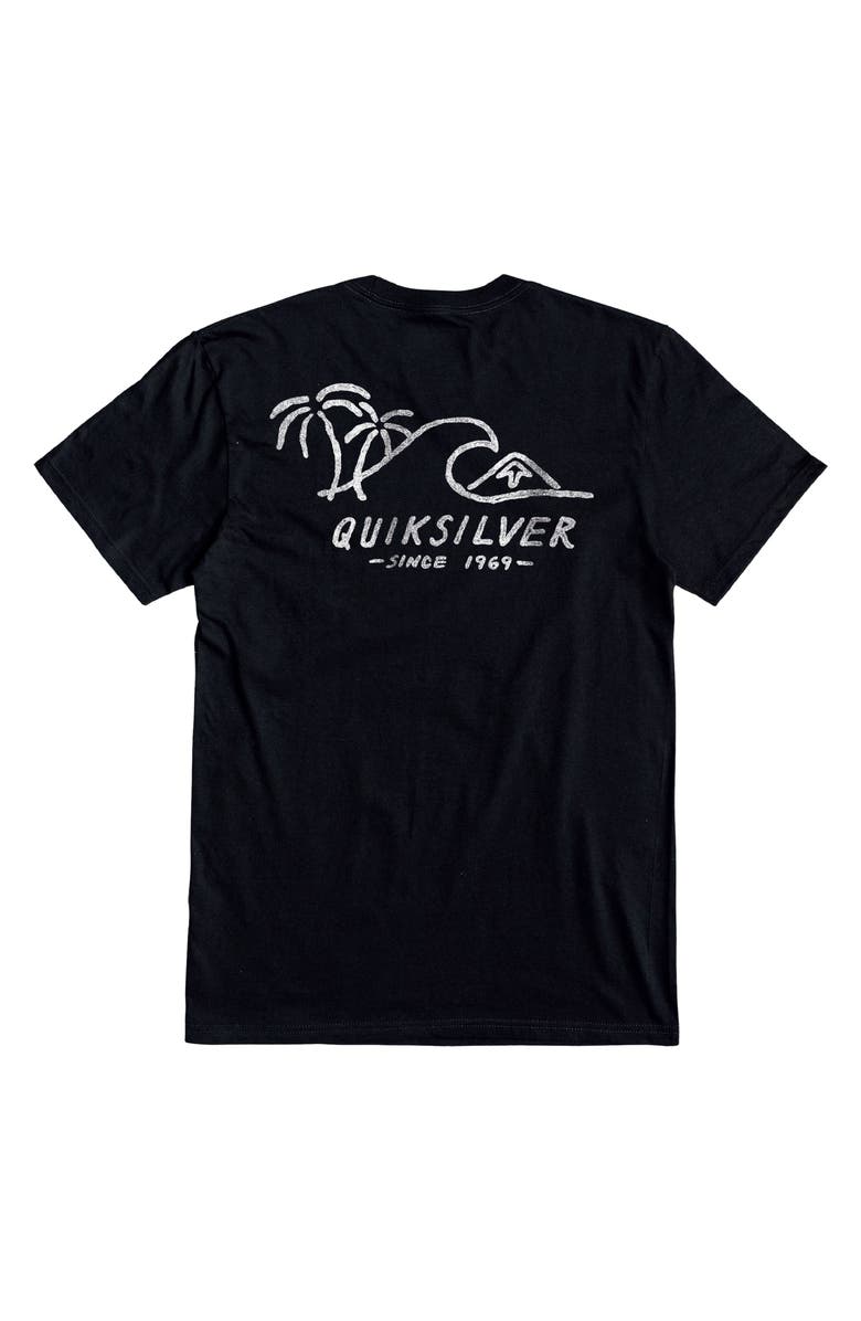 Quiksilver Surf & Turf Cotton Graphic T-Shirt, Alternate, color,