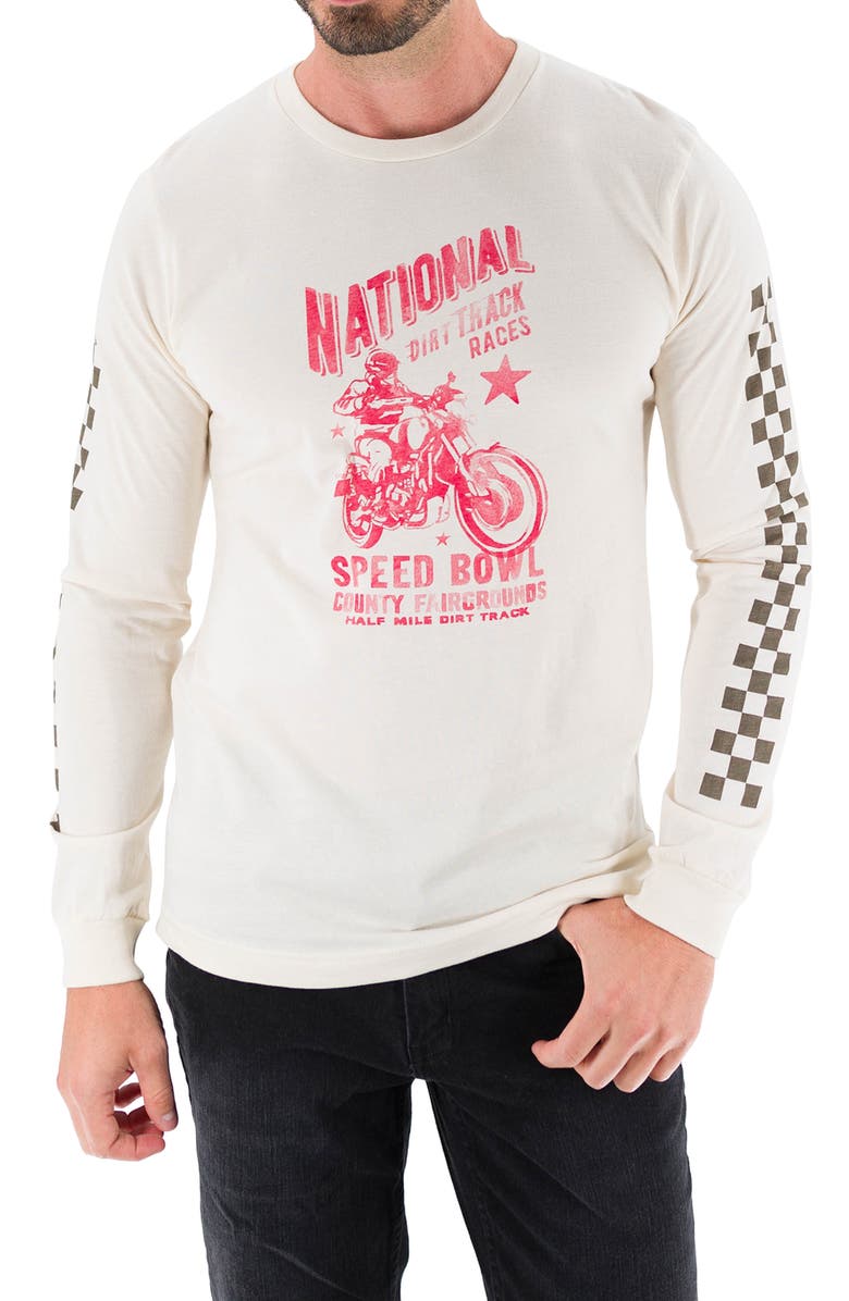 Devil-Dog Dungarees Speed Bowl Long Sleeve Graphic T-Shirt, Main, color, 