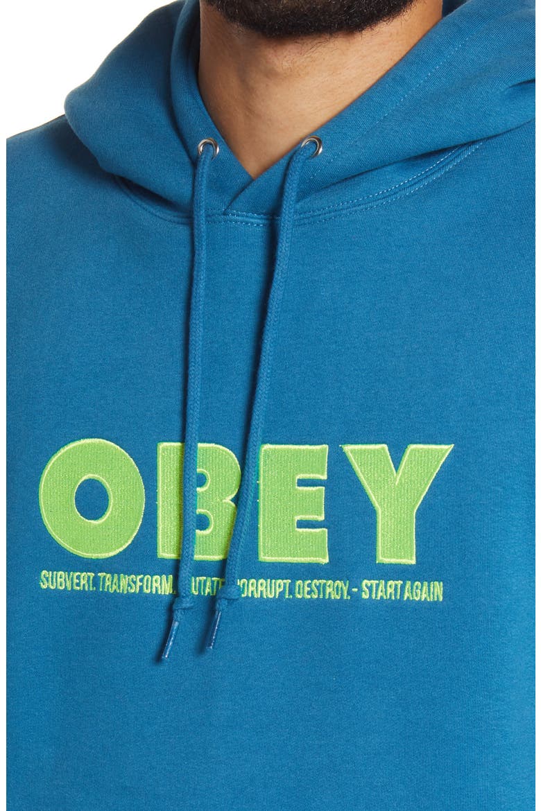 Hubbs Logo Hoodie, Alternate, color, SAPPHIRE