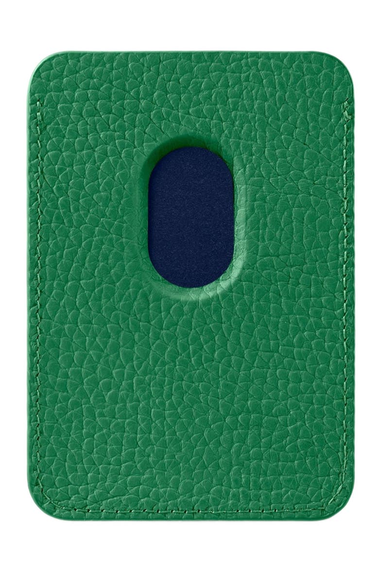 Leather MagSafe Wallet, Alternate, color, Emerald Green